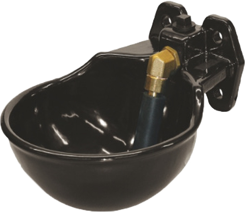 Поилка чугунная 1,8л с клапаном и полым стержнем